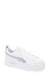 Puma Women's Mayze Glow Up Sneakers In  White- Gray