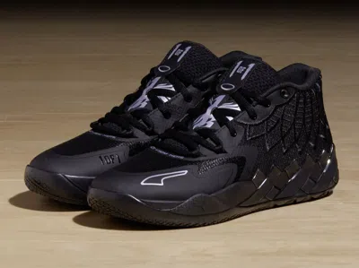Pre-owned Puma Brand Lamelo  Mb.01 Black / Iridescent Dreams Size 8 - 11