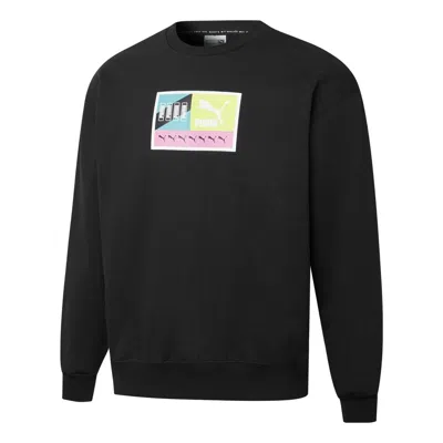 Puma Brand Love Multiplacement Crew Sweatshirt 'black'