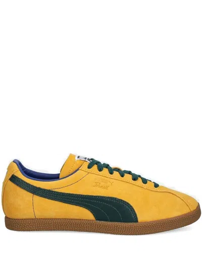 Puma Brasil Suede Sneakers In Orange