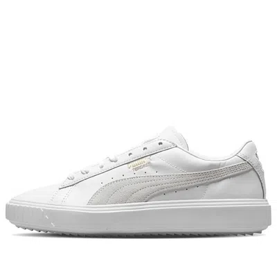 Puma Breaker Low Top Casual Skate Shoes Unisex White Gray 'white Grey'