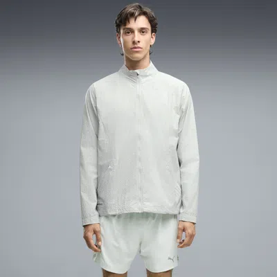 Puma Brightstride Windcell Men's Wind Protection Running Jacket In White