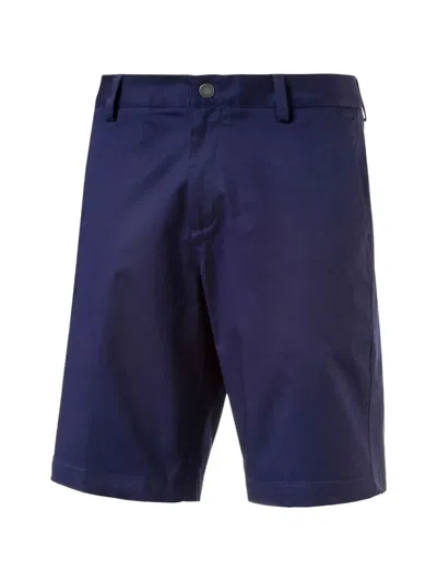 Puma Buttoned Bermuda Shorts In Blue