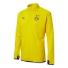 Puma Bvb Warm Up Jacket 'yellow'