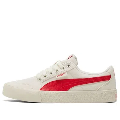 Puma C-skate Vulc Sneakers Beige/red In Black