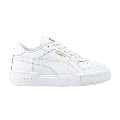 Pre-owned Puma Ca Pro Classic Big Kid 'triple White'