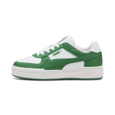 Puma Ca Pro Classic Sneakers In White-archive Green