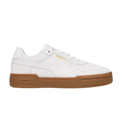 Pre-owned Puma Ca Pro Heritage 'white Gum Gold' | Men's Size 4.5