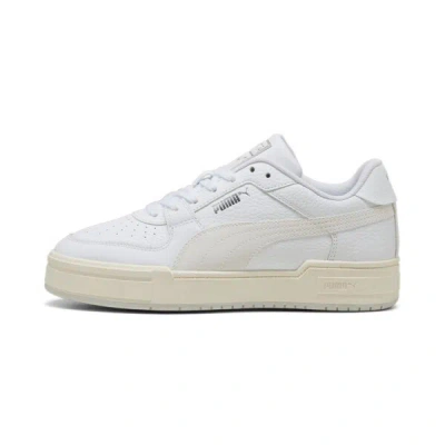 Puma Ca Pro Lights On Reflect Sneakers In White- White- Silver
