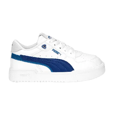 Pre-owned Puma Ca Pro Little Kid 'glitch - White Lake Blue'