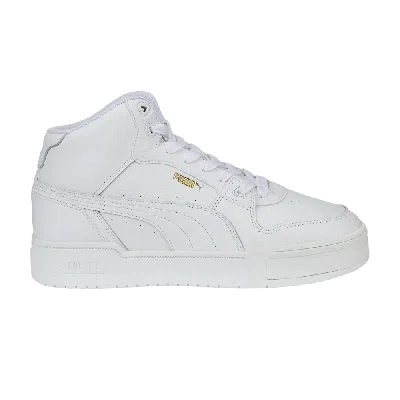 Pre-owned Puma Ca Pro Mid 'white Team Gold'