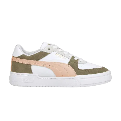 Pre-owned Puma Ca Pro 'mix  - White Dark Green Moss'
