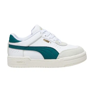 Pre-owned Puma Ca Pro Sport Mix Little Kid 'white Malachite' | Kid's Size 2