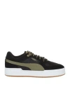 Puma Ca Pro Trail Man Sneakers Black Size 9 Soft Leather, Textile Fibers In Black