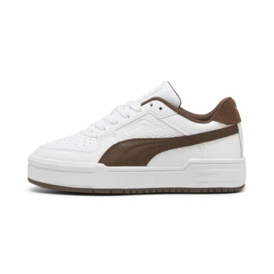 Puma Ca Pro Women's Sneakers In White-espresso Brown