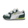 Puma Cabana Racer Sl 20 V Toddlers' Shoes In Cool Light Gray- White-dark Myrtle-lime Smash