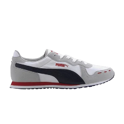 Pre-owned Puma Cabana Run 'grey Violet Peacoat' In White