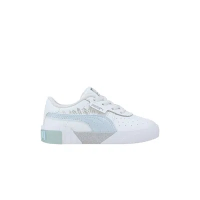 Pre-owned Puma Cali Arctic Infant 'winter Glam - Omphalodes' | White | Infant Size 5
