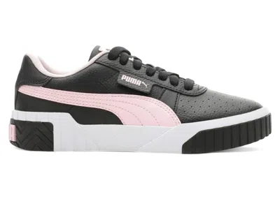 Pre-owned Puma Cali Black Sneakers In  Black/pearl Pink