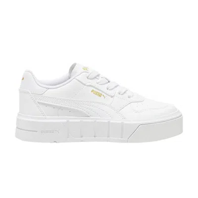 Pre-owned Puma Cali Court Little Kid 'white Gold' | Kid's Size 12