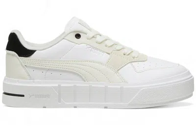 Pre-owned Puma Cali Court Pure Luxe (women's) Sneakers In Black/white/beige In Multi
