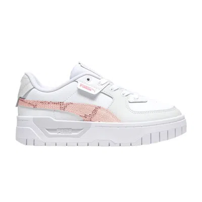 Pre-owned Puma Cali Dream Big Kid 'animal Print - Future Pink' | White | Kid's Size 6