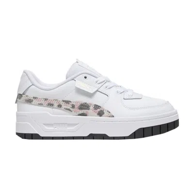 Pre-owned Puma Cali Dream Big Kid 'animal Print - White Peach Smoothie' | Kid's Size 5