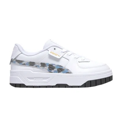 Pre-owned Puma Cali Dream Big Kid 'animal Print - White Racing Blue' | Kid's Size 4.5