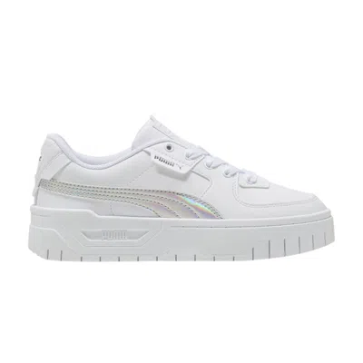 Pre-owned Puma Cali Dream Big Kid 'iridescent - Silver' | White | Kid's Size 4