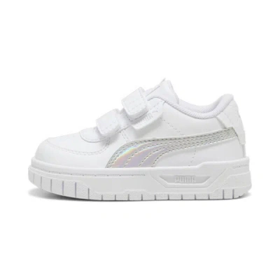 Puma Babies' Cali Dream Iridescent Toddlers' Sneakers In White- Silver