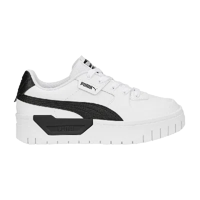 Pre-owned Puma Cali Dream Leather Jr 'white Black'