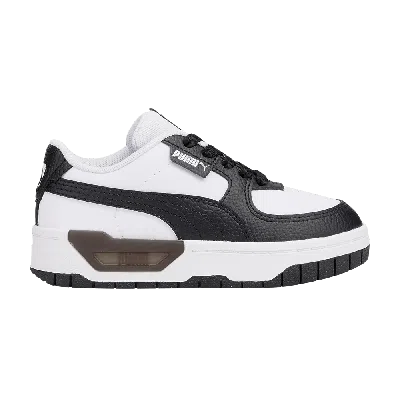 Pre-owned Puma Cali Dream Leather Little Kid 'white Black'