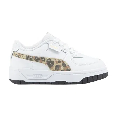 Pre-owned Puma Cali Dream Little Kid 'animal Print - White Granola' | Kid's Size 1.5