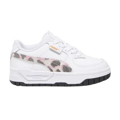 Pre-owned Puma Cali Dream Little Kid 'animal Print - White Peach Smoothie' | Kid's Size 2.5