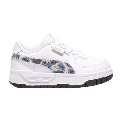 Pre-owned Puma Cali Dream Little Kid 'animal Print - White Racing Blue' | Kid's Size 13.5