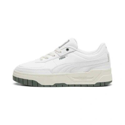 Puma Cali Dream Sneakers In Off-white With Dark Gray Detail In White-eucalyptus