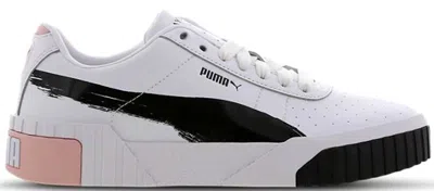 Pre-owned Puma Cali Maybelline (women's) Sneakers In White/black/red In Multi
