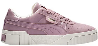 Pre-owned Puma Cali Nubuck (women's) Sneakers In Purple/white In Multi