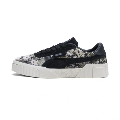 Puma Cali Og Dark Floral Women's Sneakers In Black