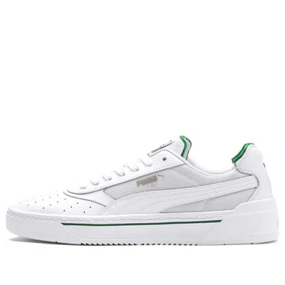 Puma Cali Retro Low Top Skate Shoes White Green