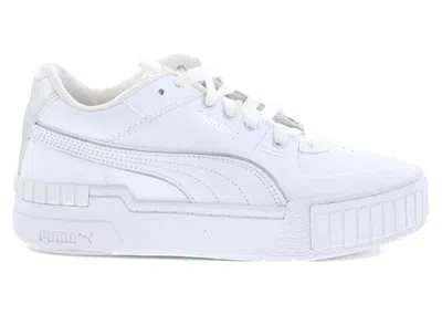 Pre-owned Puma Cali Sport Wabi Sabi (women's) Sneakers In White/silver In Multi