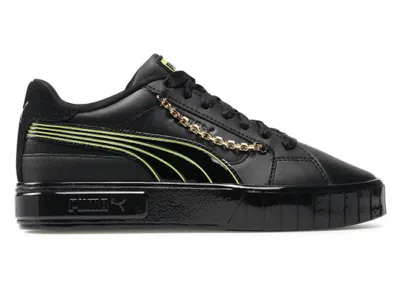 Pre-owned Puma Cali Star Dark Dreams (women's) Sneakers In Black/yellow
