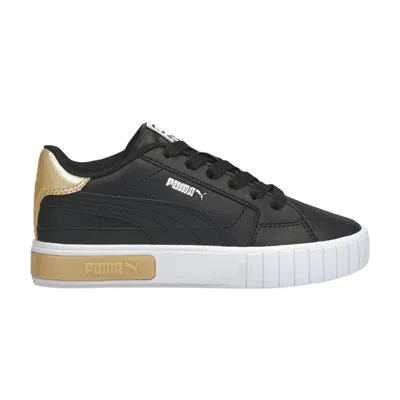Pre-owned Puma Cali Star Little Kid 'metallic - Black Gold' | Kid's Size 12.5