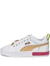 Puma Cali Star Pierced Sneakers In White
