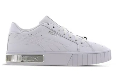 Pre-owned Puma Cali Star (women's) Sneakers In White/silver