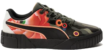 Pre-owned Puma Cali Sue Tsai Peonies Camo (women's) Sneakers In  Black