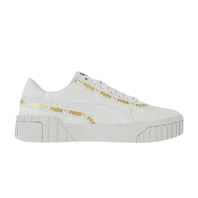 Pre-owned Puma Cali Taping Jr 'white Gold'