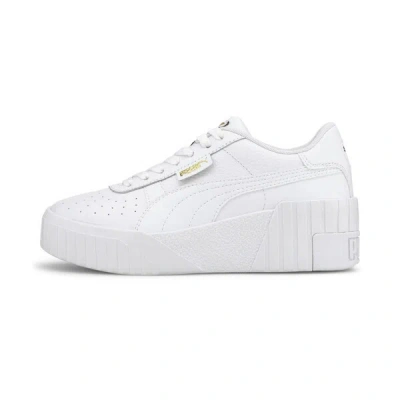 Puma Cali Wedge Women's Sneakers In White- White