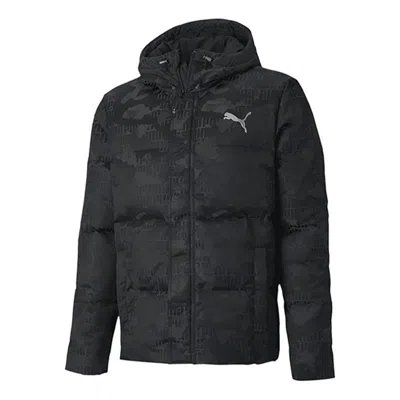 Puma Camo Down Jacket 'black White'