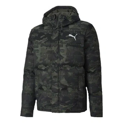 Puma Camo Down Jacket 'green White'